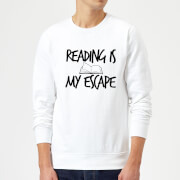 Reading Is My Escape Sweatshirt - White - 5XL - Blanco precio