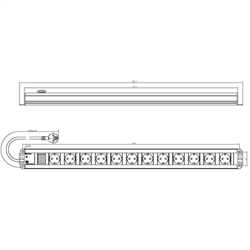 Bachmann Handwerkerleiste 12-fach 90°, m. Schalter precio