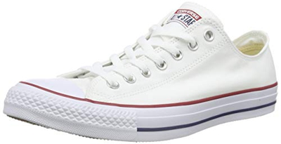 Converse Chuck Taylor All Star Season Ox, Zapatillas de Tela Unisex Adulto, Blanco, 35 EU