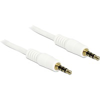 Delock 83440 audio cable 1 m 3.5mm White Stereo 3.5 mm 4 pin plug > plug 1 características