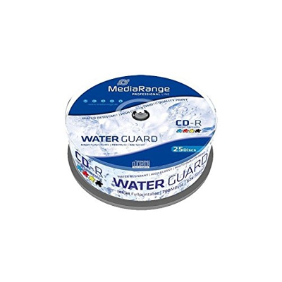 MediaRange MRPL512 CDR80 700MB 52x (25) Cake Box Impresora de inyección de Tinta