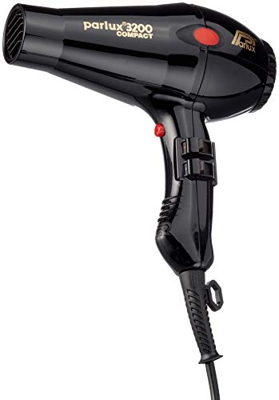 Parlux 3200 Compact - Secador de pelo, color negro