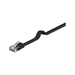 Wentronic Goobay CAT6 U/UTP Flat 7m - Cable de Red (7 m, Cat6, U/UTP (UTP), RJ-45, RJ-45, Negro) características