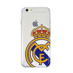 Carcasa para iPhone 6 de poliuretano termo-plástico del Real Madrid transparente precio