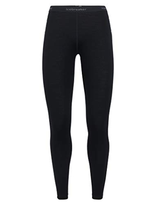 Icebreaker 260 Tech Leggings Negro T20595/ Ropa interior técnica Unisex Negro