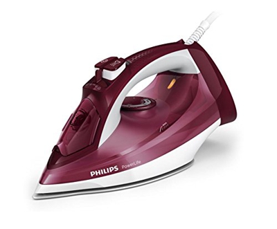 Philips Powerlife GC2997/40 - Plancha Ropa Vapor, 2400 W, Golpe Vapor 160 g, Vapor Continuo 40 g, Suela Steam Glide, Antical Integrado Autoapagado