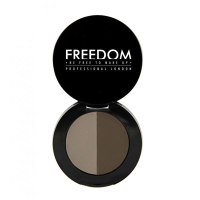 Pro Artist Duo Eyebrow Powder Medium Brown #8B7e6e