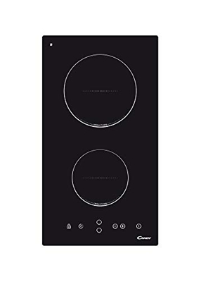 Candy CDI30 - Encimera Inducción Dominó Integrada - 30cm - 2 Zonas de Cocción - Potencia Total: 3500W