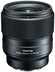 Tokina Firin f2 20 mm FE AF características