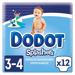 Dodot Splashers pañal bañador Talla 3/4 6-11 kg 12u en oferta