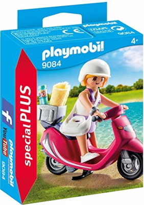 SpecialPlus 9084 Mujer con Scooter, Juegos de construcción