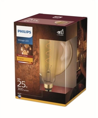 E27 G200 bombilla LED Classic Giant 2.000K dorado