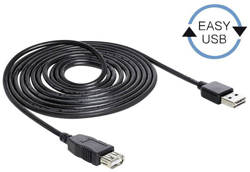EASY-USB 2.0-A - USB 2.0-A, 5m cable USB USB A Negro en oferta
