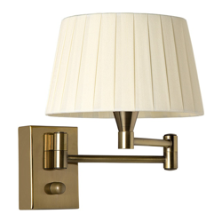 El Corte Inglés - Aplique De Pared Con Pantalla Y Brazo Articulado Guerty Oro viejo precio