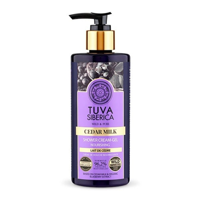 Cedar Milk Gel De Ducha Cremoso Bio Nutritivo Tuva Sibérica
