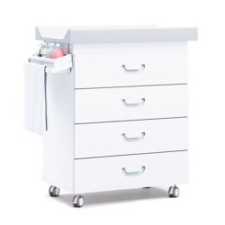 Alondra - Mueble Bañera/Cambiador Joy Blanco Mate características