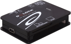USB 2.0 CardReader All in 1 lector de tarjeta Negro, Lector de tarjetas características