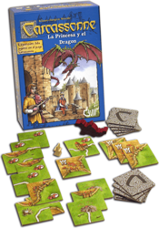 Carcassonne La Princesa y el Dragón - Juego de Mesa características