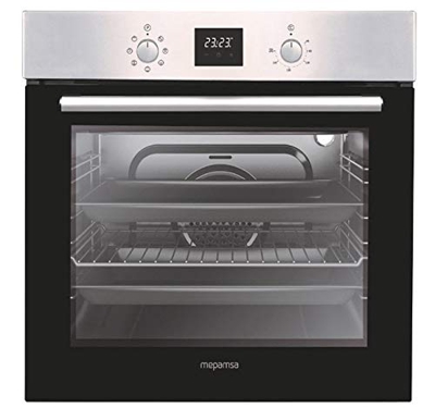 Horno Mepamsa Cubik 686 Inox 7 Funciones + Descongelacion 58 Litros Doble Crist