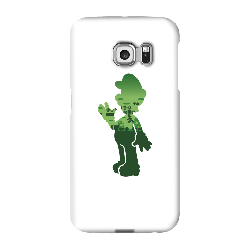 Funda móvil Nintendo Super Mario Silueta Luigi para iPhone y Android - Samsung S6 Edge - Carcasa rígida - Mate precio