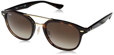 Ray-Ban 0Rb2183 Gafas de sol, Top Havana Brown, 53 Unisex-Adulto