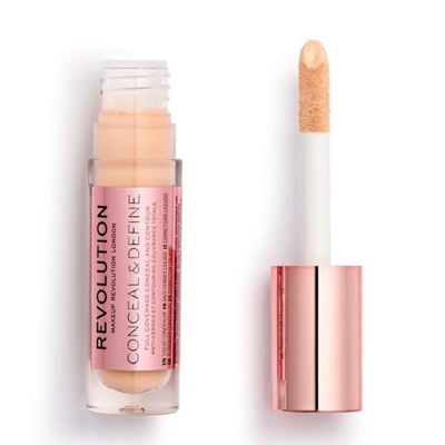 Corrector Líquido Conceal & Define Makeup Revolution C4.5#F7debc