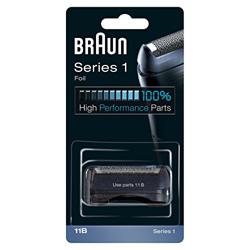 Braun 11B Recambio para afeitadora eléctrica hombre series 1, compatible con 150 y 130, negro características
