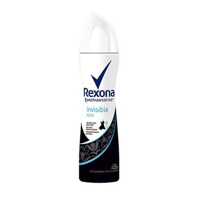 Desodorante Spray Invisible Aqua Rexona