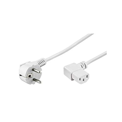 NK 102 2m cable de transmisión Blanco CEE7/7 C13 acoplador en oferta