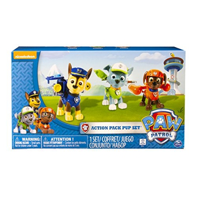 Action Pack Pups 3pk Online Exclusive 2 (Rocky, Zuma, Chase), Muñecos