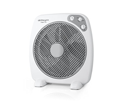 Ventilador Orbegozo Bf0140 Box Fan 40cms 3v Temporizador 2 Horas Asa De Tranpor características