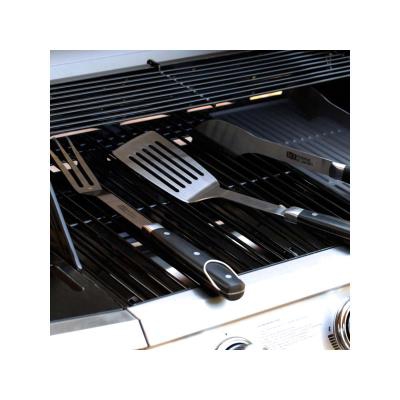 Accesorios para barbacoa ''''Barbuc 1'''' - 3 piezas - Plateado/Negro