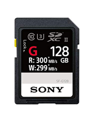 Sony Alto Rendimiento UHS-II SDHC DE 128 Tarjeta De Memoria con Una Velocidad De Lectura hasta 300 MB/s características