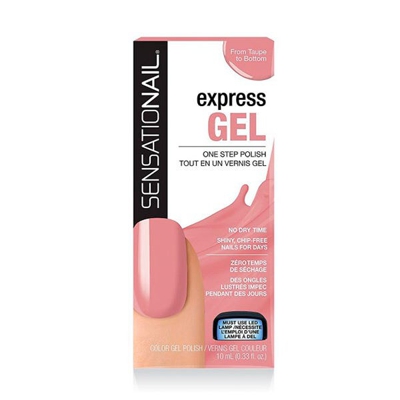 Express Gel Sensationail 249 From Taupe To Bottom #Cf888c