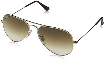 Ray-Ban - Gafas de sol Aviador 0RB3025-001/51 MOD. 3025 SOLE001/51, Oro/ marrón Grad