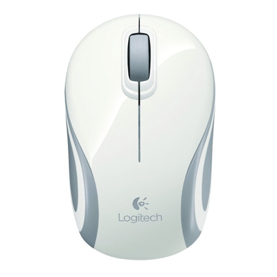 Logitech Wireless Mini Ratón M187 - Color Blanco