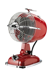 Ventilador de mesa RetroJet rojo en oferta