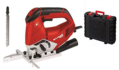 Einhell TE- CALADORA Electronica PENDULAR TE-JS 100 (Incluye maletin BMC), 750 W, 230 V, Negro, Rojo