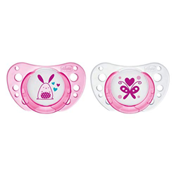 Chicco Physio Air 0-6m Rubber  Pink (2 pcs.) en oferta
