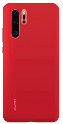 Funda de silicona Roja Huawei para P30 Pro