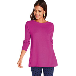 VENCA Jersey con Bolsillo de plastrón Mujer by Vencastyle - 274106,Rosa Fucsia,M precio