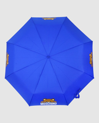 Moschino - Paraguas Mini Plegable Azul Con Print precio