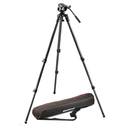 Manfrotto - Kit video MVK500C (trípode fibra carbono MPRO 535 + rótula MVH500A) características