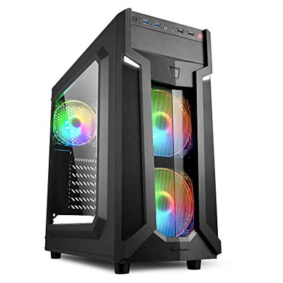 VG6-W RGB Midi ATX Tower Negro, Cajas de torre