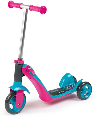 Smoby - Correpasillos Patinete Reversible 2 En 1 Rosa