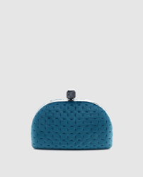 Compra Abbacino - Clutch De Fiesta De Terciopelo Azul Con Boquilla al mejor  precio - Shoptize