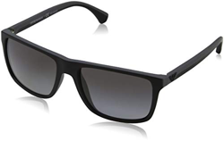 Emporio Armani 5229T3 Gafas de sol, Black/Grey Rubber, 56 para Hombre características