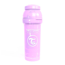 Twistshake - Biberón Anticólico Tetina Silicona (260 Ml.) Morado Pastel precio