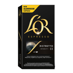 L'OR ESPRESSO - Estuche 10 Cápsulas Café Ristretto Intensidad 11 Compatibles Con Máquinas Nespresso características