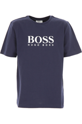 Hugo Boss Camiseta para Niño Baratos en Rebajas, Marina, Algodon, 2017, 5Y 6Y en oferta